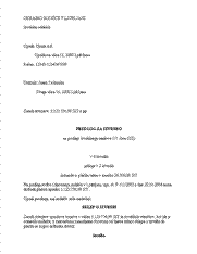 Predlog za izvršbo na podlagi izvršilnega naslova na nepremičnine, ki niso vpisane v zemljiško knjigo - Obrazec je namenjen upniku, ki želi od dolžnika doseči plačilo denarne terjatve na podlagi sklepa o izvršbi. Sklep o izvršbi izda krajevno pristojno okrajno sodišče na podlagi predloga za izvršbo. Postopek temelji na  Zakonu o izvršbi in zavarovanju.