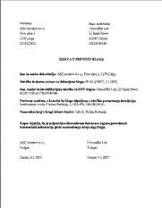 Izjava o prevozu blaga v drugo državo članico po 79. členu PZDDV - Izjava služi kot dokaz, da je šlo blago v drugo državo EU, ali kot identifikacija blaga, ki se prevaža.
Dobava blaga v drugo državo članico je načeloma oproščena plačila DDV, vendar je treba upoštevati, da morata biti za takšno oprostitev izpolnjena predvsem naslednja pogoja:
- pridobitelj (prejemnik) blaga je davčni zavezanec druge države članice in
- dobavitelj dokaže, da je to blago odposlano ali odpeljano v drugo državo članico, z računom in prevozno listino ali drugim ustreznim dokumentom, iz katerega mora biti jasno razvidno, da se nanaša na prevoz blaga iz računa.

Če blago odpošlje ali odpelje iz Slovenije v drugo državo članico oseba, ki pridobi blago, ali druga oseba za njen račun, lahko dobavitelj blaga poleg računa in namesto prevozne listine kot dokazilo, da je bilo blago odposlano ali odpeljano v drugo državo članico, uporabi tudi pisno izjavo o prevozu blaga v drugo državo članico, ki jo podpiše prevzemnik blaga.