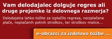 e-obrazeci za izdelavo tožb zoper delodajalca