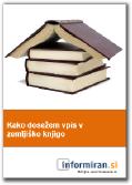 Brezplačni priročnik: Kako dosezem vpis v zemljisko knjigo